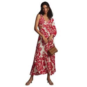 farm rio sand garden tapestry knit dress FARM RIO Garden Tapestry Sand Knit Dress in Garden Tapestry